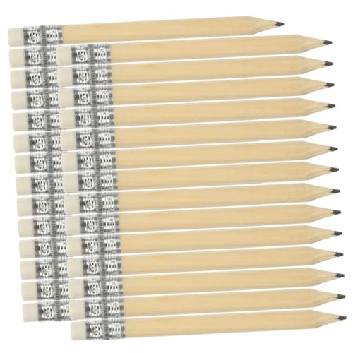 PartyKindom 100 Stück Kurze Holzbleistifte mit Radiergummi Mini Schreibbleistifte für Schule Büro Skizzen Ergonomisch Leicht Bruchfest und Glattes Schreiben PartyKindom 100 Stück Kurze Holzbleistifte mit Radiergummi Mini Schreibbleistifte für Schule Büro Skizzen Ergonomisch Leicht Bruchfest und Glattes Schreiben von PartyKindom