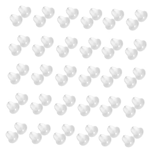 PartyKindom 100 Stück Ohrringe Ohrring -Rückschläge Ohrringrücken Ohrring zurück Ohrstecker durchbohrte Ohrringrückseiten Klare Ohrringverschlüsse aus Silikon Kieselgel Transparent PartyKindom 100 Stück Ohrringe Ohrring -Rückschläge Ohrringrücken Ohrring zurück Ohrstecker durchbohrte Ohrringrückseiten Klare Ohrringverschlüsse aus Silikon Kieselgel Transparent von PartyKindom