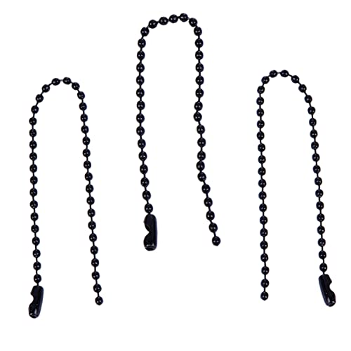PartyKindom 100 Stück Perlenkette farbig Kugelketten Tag-Kugelkette rostfrei Ball Schild Farbe Kette für die Herstellung von Halsketten Kette zur Schmuckherstellung Kreiskette Eisen Schwarz PartyKindom 100 Stück Perlenkette farbig Kugelketten Tag-Kugelkette rostfrei Ball Schild Farbe Kette für die Herstellung von Halsketten Kette zur Schmuckherstellung Kreiskette Eisen Schwarz von PartyKindom