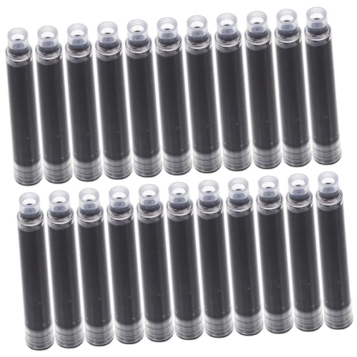 PartyKindom 100 Stück Schwarze Füllfederhalter Tintenpatronen Wiederbeschreibbar Thermosensitiv Große Öffnung Schnelltrocknend Kompatibel Nachfüllset für Schreibgeräte PartyKindom 100 Stück Schwarze Füllfederhalter Tintenpatronen Wiederbeschreibbar Thermosensitiv Große Öffnung Schnelltrocknend Kompatibel Nachfüllset für Schreibgeräte von PartyKindom