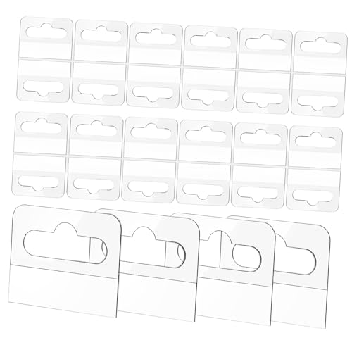 PartyKindom 100 Stück Selbstklebende Hang Tabs Transparent Starke Haftung Vielseitig Einsetzbar für Regal und Ladendisplay zur Sicheren Produktpräsentation PartyKindom 100 Stück Selbstklebende Hang Tabs Transparent Starke Haftung Vielseitig Einsetzbar für Regal und Ladendisplay zur Sicheren Produktpräsentation von PartyKindom