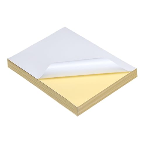 PartyKindom 100 Stück Selbstklebendes Etikettenpapier Weiß Bedruckbar für Laserdrucker und Tintenstrahldrucker Leicht Abziehbar Geeignet für Büro Schule und Zuhause Langlebig und Praktisch PartyKindom 100 Stück Selbstklebendes Etikettenpapier Weiß Bedruckbar für Laserdrucker und Tintenstrahldrucker Leicht Abziehbar Geeignet für Büro Schule und Zuhause Langlebig und Praktisch von PartyKindom