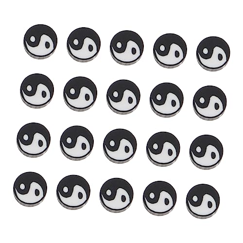 PartyKindom 100 Stück Tai Chi Spacer Perlen Runde Schmuckperlen für DIY Armbänder und Kreative Bastelprojekte Leicht und mit Einzigartigem Design PartyKindom 100 Stück Tai Chi Spacer Perlen Runde Schmuckperlen für DIY Armbänder und Kreative Bastelprojekte Leicht und mit Einzigartigem Design von PartyKindom