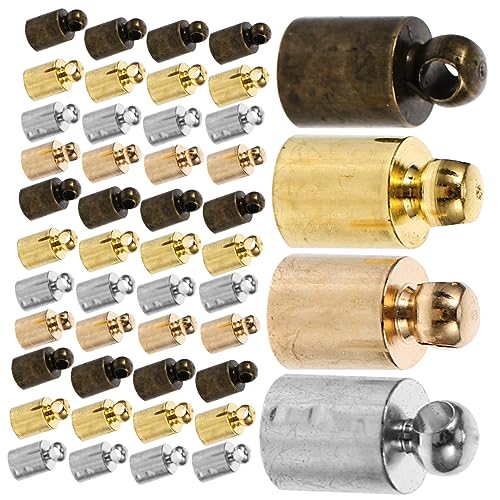 PartyKindom 100 Stück Tassel End Caps für Schmuckherstellung Quasten Kappen Mischfarben DIY Zubehör für Schlüsselanhänger und Armbänder Leicht und Tragbar PartyKindom 100 Stück Tassel End Caps für Schmuckherstellung Quasten Kappen Mischfarben DIY Zubehör für Schlüsselanhänger und Armbänder Leicht und Tragbar von PartyKindom