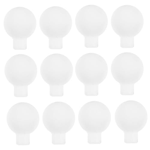 PartyKindom 100 Stück Teiliges Matte Globe Lamp Bulb Aufsätze für Lichterketten Langlebige Stoßfeste und Altersbeständige Vielseitig für Innen und Außen Einfache Installation Dekorative von PartyKindom