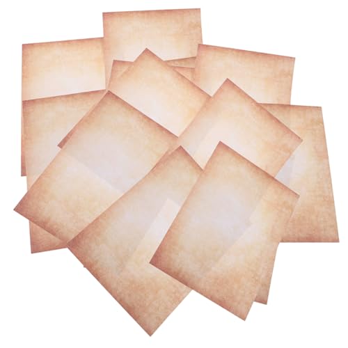 PartyKindom 100 Stück Vintage Scrapbook Papier Beidseitig Bedruckt Tintenfest Robust Retro Design für Journaling Briefpapier Basteln und Kreative Diy Projekte von PartyKindom