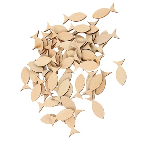 PartyKindom 100 Stück hochzeitsdeko holzpaneele plakafarbe holzplatte holzbretter Malerei Dekoration Ornament Weihnachten Dekorativ geformt Holzausschnitt unfertige Holzschilder Holzrohlinge von PartyKindom