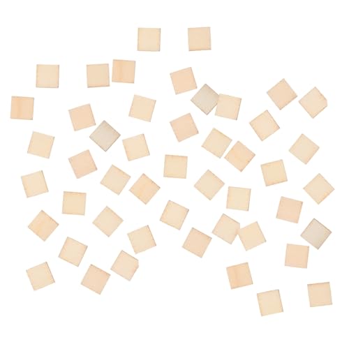 PartyKindom 100 Stück quadratische Holzspäne quadratische Scheiben DIY Bastelscheiben Unfertige DIY-Plakette Hölzern PartyKindom 100 Stück quadratische Holzspäne quadratische Scheiben DIY Bastelscheiben Unfertige DIY-Plakette Hölzern von PartyKindom