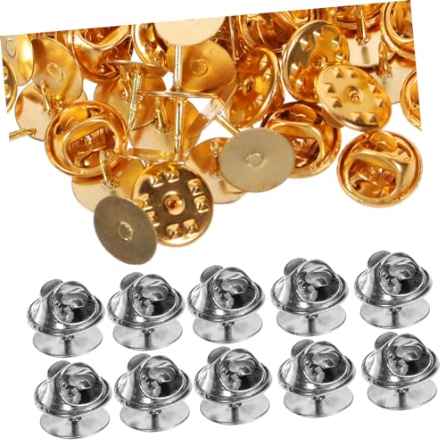 PartyKindom 100Sätze Broschenrückseiten für Anstecknadeln Krawattennadeln und Schmuck für DIY Projekte mit Stabiler Verriegelungsfunktion und Praktischer Metallbox PartyKindom 100Sätze Broschenrückseiten für Anstecknadeln Krawattennadeln und Schmuck für DIY Projekte mit Stabiler Verriegelungsfunktion und Praktischer Metallbox von PartyKindom
