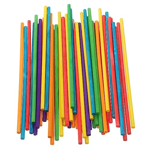 PartyKindom 100Stücke Holzstöcke für DIY Projekte für Bastelmaterial für Handwerksideen Leichte und Holzstäbchen für Bastelarbeiten PartyKindom 100Stücke Holzstöcke für DIY Projekte für Bastelmaterial für Handwerksideen Leichte und Holzstäbchen für Bastelarbeiten von PartyKindom