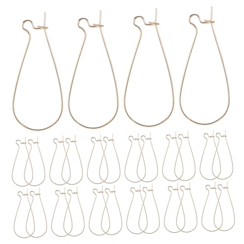 PartyKindom 100Stücke Ohrringhaken für DIY Schmuckherstellung Leicht und Kompakt Projekte für Verschiedene Anlässe und Designs von PartyKindom