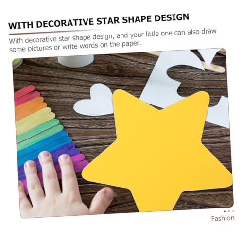 PartyKindom 108 Stück Teiliges Bunte Papier sternausschnitte Dekorative Papierausschnitte für Scrapbooking Wanddekorationen Schule Party DIY Bastelmaterialien für Kreative Kinderprojekte von PartyKindom