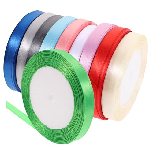 PartyKindom 10Rollen Geschenkverpackungsband DIY Dekorationsbänder für Blumensträuße Kreative Bastelprojekte Strapazierfähigem zum Verpacken und Dekorieren von PartyKindom