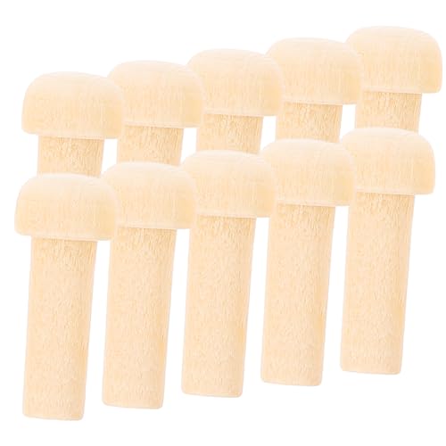 PartyKindom 10Stücke Holzstäbe für DIY Projekte Unlackierte Holzaccessoires für Spielzeugmöbel und Bastelarbeiten für Designs und Vielseitige von PartyKindom