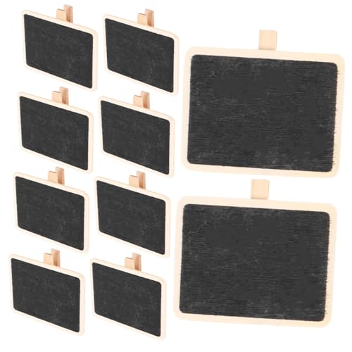 PartyKindom 10Stücke Kreative Mini Notizclips aus Holz Multifunktionale Fotohalter und Memo Clips für Tafelnotizen und Kreative DIY Projekte für Büro und Zuhause von PartyKindom