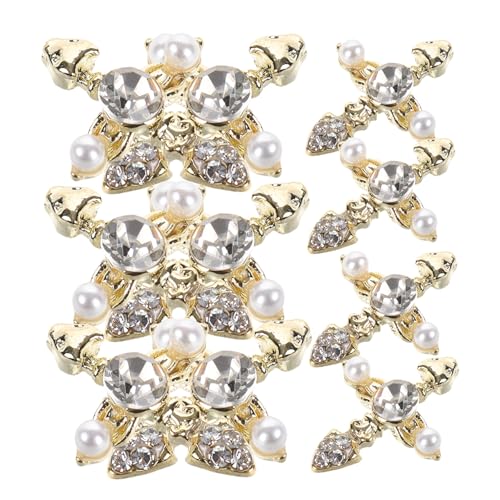 PartyKindom 10Stücke Metall Charms Dekoration für Nail Art Langlebige Legierungsornamente für Persönliche und Professionelle Anwendungen Sicher und Vielseitig PartyKindom 10Stücke Metall Charms Dekoration für Nail Art Langlebige Legierungsornamente für Persönliche und Professionelle Anwendungen Sicher und Vielseitig von PartyKindom