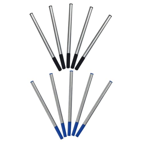 PartyKindom 10Stücke Metall Gelstift Minen Nachfüllungen für Kugelschreiber Langlebig für Büro Studium und Kreative Projekte Reibungsloser Tintenfluss für Studenten PartyKindom 10Stücke Metall Gelstift Minen Nachfüllungen für Kugelschreiber Langlebig für Büro Studium und Kreative Projekte Reibungsloser Tintenfluss für Studenten von PartyKindom