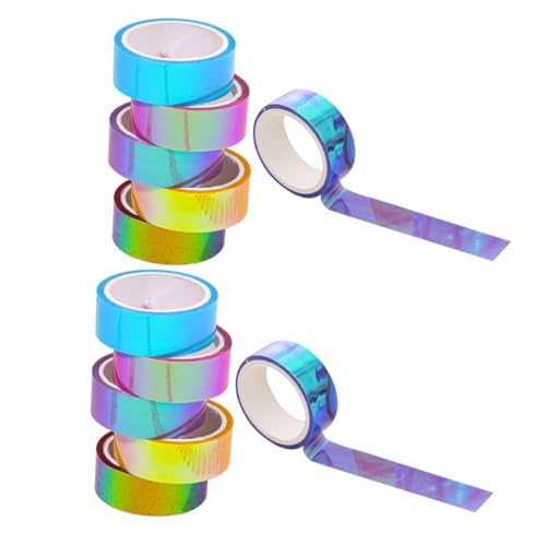 PartyKindom 12 Rollen Teiliges Farbverlauf Washi Tape Selbstklebendes Wasserdichtes Dekoratives Scrapbook Klebeband für Handaccount Tagebuch Notizbuch und DIY Bastelprojekte Buntes Journal PartyKindom 12 Rollen Teiliges Farbverlauf Washi Tape Selbstklebendes Wasserdichtes Dekoratives Scrapbook Klebeband für Handaccount Tagebuch Notizbuch und DIY Bastelprojekte Buntes Journal von PartyKindom