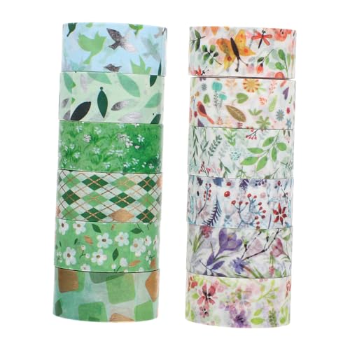 PartyKindom 12 Rollen Teiliges Frühling Blumen Washi Tapes Dekorative Scrapbook DIY Klebebänder Rückstandslos Entfernbar für Tagebücher Geschenke Kalender Fotoalben Bunte Handwerksdeko PartyKindom 12 Rollen Teiliges Frühling Blumen Washi Tapes Dekorative Scrapbook DIY Klebebänder Rückstandslos Entfernbar für Tagebücher Geschenke Kalender Fotoalben Bunte Handwerksdeko von PartyKindom