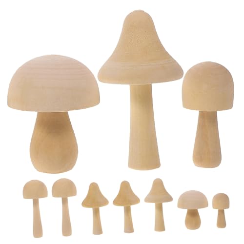 PartyKindom 12 Stück Hölzerne Kleine Pilzschmuckstücke Garten Pilze Ornamente Mini-pilzfiguren Im Freien Größe Pilzverzierung Pilz-kit Winzig Minifiguren in Loser Schüttung Pilzzeug Holz PartyKindom 12 Stück Hölzerne Kleine Pilzschmuckstücke Garten Pilze Ornamente Mini-pilzfiguren Im Freien Größe Pilzverzierung Pilz-kit Winzig Minifiguren in Loser Schüttung Pilzzeug Holz von PartyKindom