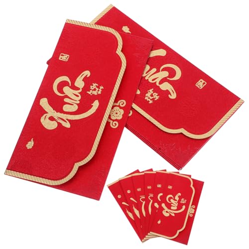 PartyKindom 12 Stück Jahr Des Pferdes Hong Bao Glücksgeldumschläge für Neujahr Traditionelle Papierumschläge für Feiern und PartyKindom 12 Stück Jahr Des Pferdes Hong Bao Glücksgeldumschläge für Neujahr Traditionelle Papierumschläge für Feiern und von PartyKindom