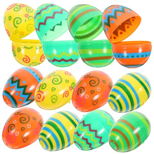 PartyKindom 12 Stück Osterei Passende Eier Party Groß Dekorative Eier Golden Lieferungen Befüllbare Kugel in Eiform Pastell Füllbonbons Befüllbare Ostereier Osterdekor Plastik PartyKindom 12 Stück Osterei Passende Eier Party Groß Dekorative Eier Golden Lieferungen Befüllbare Kugel in Eiform Pastell Füllbonbons Befüllbare Ostereier Osterdekor Plastik von PartyKindom
