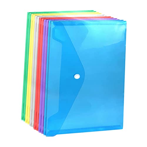 PartyKindom 12 Stück PP Dokumentenmappe Transparente und Geruchsdichte Sammelmappe für Büro Schule und Zuhause mit Farben Je zur Praktischen Organisation von Unterlagen PartyKindom 12 Stück PP Dokumentenmappe Transparente und Geruchsdichte Sammelmappe für Büro Schule und Zuhause mit Farben Je zur Praktischen Organisation von Unterlagen von PartyKindom