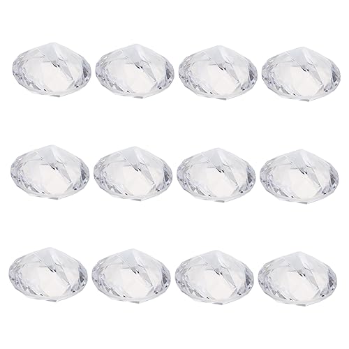 PartyKindom 12 Stück Teiliges Diamant Memo Clips Elegante Tischkartenhalter für Fotos Visitenkarten und Notizen Transparente Clips für und Besondere Anlässe von PartyKindom