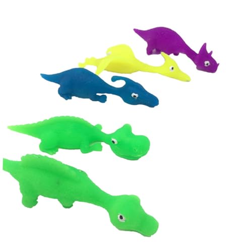 PartyKindom 12 Stück Teiliges Dinosaurier Finger aus Elastischem TPR Fliegendes Gummi Zufälligen Farben Lustiges Party Mitgebsel für Kleinkinder Sicher und Einfach zu Zufällige Farbe PartyKindom 12 Stück Teiliges Dinosaurier Finger aus Elastischem TPR Fliegendes Gummi Zufälligen Farben Lustiges Party Mitgebsel für Kleinkinder Sicher und Einfach zu Zufällige Farbe von PartyKindom