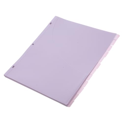 PartyKindom 12 Stück Teiliges Dokumententaschen Trennstreifen in Flexible Ordnertaschen für Din Letter Ringordner Praktische Trennblätter zur Geordneten Ablage von Belegen und Notizen PartyKindom 12 Stück Teiliges Dokumententaschen Trennstreifen in Flexible Ordnertaschen für Din Letter Ringordner Praktische Trennblätter zur Geordneten Ablage von Belegen und Notizen von PartyKindom