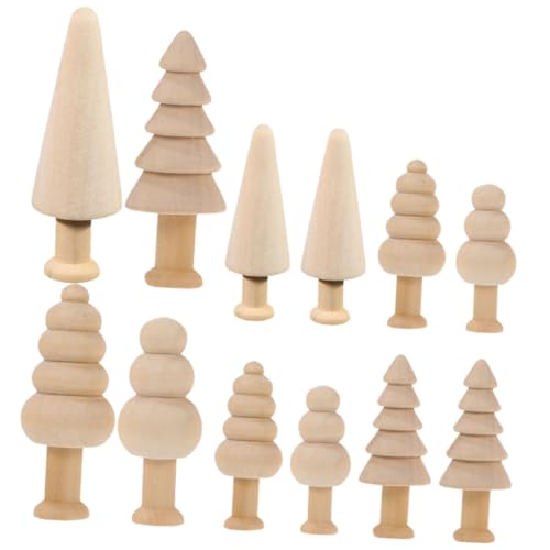 PartyKindom 12 Stück Teiliges Holz Weihnachtsbaum Modelle DIY Bastelset für Naturbelassene Holzrohlinge Weihnachtsdekoration für Zuhause Tisch und Fensterdeko Kreative Xmas Baum Figuren PartyKindom 12 Stück Teiliges Holz Weihnachtsbaum Modelle DIY Bastelset für Naturbelassene Holzrohlinge Weihnachtsdekoration für Zuhause Tisch und Fensterdeko Kreative Xmas Baum Figuren von PartyKindom