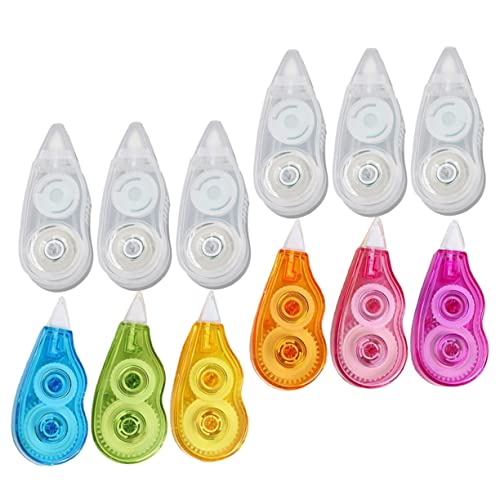 PartyKindom 12 Stück Teiliges Korrekturband Set für Schüler Tragbare Korrekturhilfen mit Standard und Regenbogen Praktische Korrekturbänder für Schule und Büro PartyKindom 12 Stück Teiliges Korrekturband Set für Schüler Tragbare Korrekturhilfen mit Standard und Regenbogen Praktische Korrekturbänder für Schule und Büro von PartyKindom