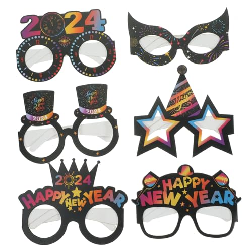 PartyKindom 12 Stück Teiliges Neujahrs Papierbrillen Bunte Partybrillen mit Leichte und Stabile Faschings und Geburtstagsdeko Wiederverwendbare Brillen für Festival und Tanzveranstaltungen PartyKindom 12 Stück Teiliges Neujahrs Papierbrillen Bunte Partybrillen mit Leichte und Stabile Faschings und Geburtstagsdeko Wiederverwendbare Brillen für Festival und Tanzveranstaltungen von PartyKindom