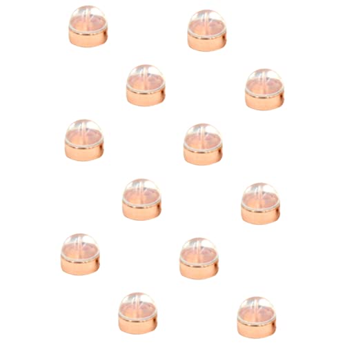PartyKindom 12 Stück Teiliges Ohrringverschlüsse Metall und Sicherer Halt für Ohrstecker Langlebig Kompakt für DIY Schmuckherstellung Roségoldfarben Einfaches Aufstecken PartyKindom 12 Stück Teiliges Ohrringverschlüsse Metall und Sicherer Halt für Ohrstecker Langlebig Kompakt für DIY Schmuckherstellung Roségoldfarben Einfaches Aufstecken von PartyKindom