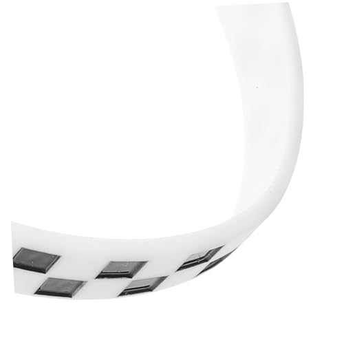 PartyKindom 12 Stück Teiliges Silikonarmband mit Schwarz Weißem Muster Leichtes Sportarmband für Mädchen Racing und Speed Design Bequemes Kompaktes Wristband für Partys und PartyKindom 12 Stück Teiliges Silikonarmband mit Schwarz Weißem Muster Leichtes Sportarmband für Mädchen Racing und Speed Design Bequemes Kompaktes Wristband für Partys und von PartyKindom