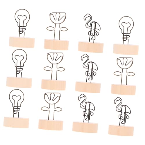 PartyKindom 12 Stück Teiliges Vintage Holz Memo Clips mit Dekorativer Basis Multifunktionale Kartenhalter für Fotos Tischkarten Notizen Praktisch Leicht für Hochzeit Büro Party und Zuhause PartyKindom 12 Stück Teiliges Vintage Holz Memo Clips mit Dekorativer Basis Multifunktionale Kartenhalter für Fotos Tischkarten Notizen Praktisch Leicht für Hochzeit Büro Party und Zuhause von PartyKindom