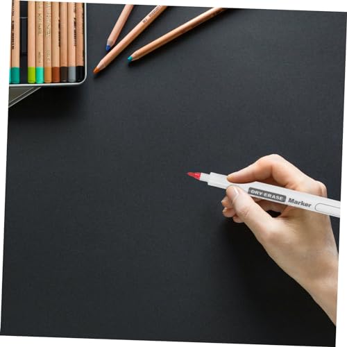 PartyKindom 12 Stück Teiliges Whiteboard Marker Abwischbare Dünnspitze Marker für Büro Schule und Zuhause Sichere Langlebige für Glatte Oberflächen Wie von PartyKindom