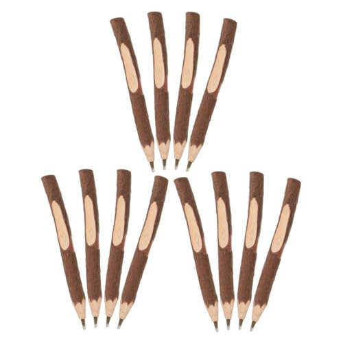 PartyKindom 12Stücke Holz Kugelschreiber Natürliche Holzzweig Stifte mit Schwarzer Vielseitig Einsetzbar für Büro Schule und Rustikaler PartyKindom 12Stücke Holz Kugelschreiber Natürliche Holzzweig Stifte mit Schwarzer Vielseitig Einsetzbar für Büro Schule und Rustikaler von PartyKindom