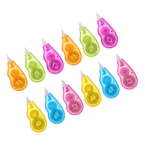 PartyKindom 12Stücke Korrekturbandroller Weiß mit Schutzkappe Bunter Korrekturband für Studenten für Büro und Schule Einfach Anwendung PartyKindom 12Stücke Korrekturbandroller Weiß mit Schutzkappe Bunter Korrekturband für Studenten für Büro und Schule Einfach Anwendung von PartyKindom
