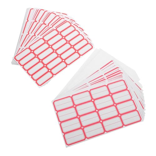 PartyKindom 136 Blatt Selbstklebende Handschriftliche Etiketten aus Hochwertigem für Büro und Haushalt Langlebig Leicht Ablösbar zum Beschriften und Organisieren von Vorratsdosen und PartyKindom 136 Blatt Selbstklebende Handschriftliche Etiketten aus Hochwertigem für Büro und Haushalt Langlebig Leicht Ablösbar zum Beschriften und Organisieren von Vorratsdosen und von PartyKindom