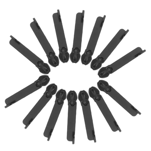 PartyKindom 14 Stück Teiliges Schwarzes Zipper Pull Tab Ersatzset Robustes Metall Doppellagiges Sicherheitsdesign Kompatibel mit Koffern Gepäck Rucksäcken Jacken Schützt vor Bruch und PartyKindom 14 Stück Teiliges Schwarzes Zipper Pull Tab Ersatzset Robustes Metall Doppellagiges Sicherheitsdesign Kompatibel mit Koffern Gepäck Rucksäcken Jacken Schützt vor Bruch und von PartyKindom