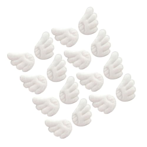 PartyKindom 15 Paare DIY Engelsflügel Stoffflicken Weiß zum Aufbügeln Niedliche Applikationen für Kleidung Haarschmuck und Kinderkleidung für Bastelarbeiten Kostüme und Geschenkideen PartyKindom 15 Paare DIY Engelsflügel Stoffflicken Weiß zum Aufbügeln Niedliche Applikationen für Kleidung Haarschmuck und Kinderkleidung für Bastelarbeiten Kostüme und Geschenkideen von PartyKindom