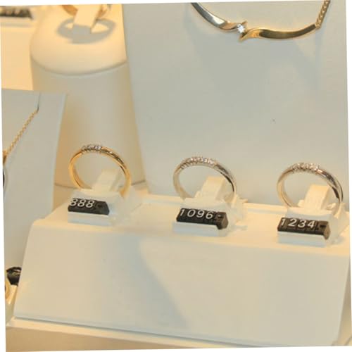 PartyKindom 15 Saiten Preisanzeige Würfel aus Leichtem Verstellbar und Flexibel für Schmuck Mode Lebensmittelgeschäfte Stilvoll und Langlebig zur Warenpräsentation PartyKindom 15 Saiten Preisanzeige Würfel aus Leichtem Verstellbar und Flexibel für Schmuck Mode Lebensmittelgeschäfte Stilvoll und Langlebig zur Warenpräsentation von PartyKindom