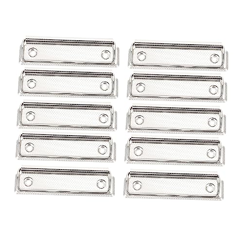PartyKindom 15 Stück Teiliges Metall Clipboards mit Klemmen Multifunktionale Schreibklammern für Büro Schule und Zuhause Rutschfest und Robust von PartyKindom