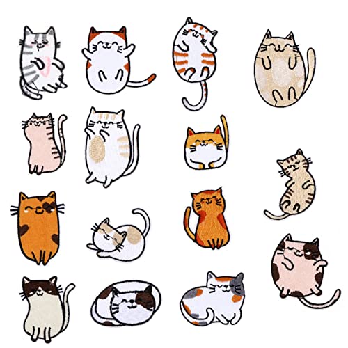 PartyKindom 15 Stück Teiliges Süße Katzen Aufnäher zum Aufbügeln Bestickte Applikationen Tierische Stoffpatches für DIY Kleidung Taschen Hüte Reparaturfreundlich und Umweltbewusst PartyKindom 15 Stück Teiliges Süße Katzen Aufnäher zum Aufbügeln Bestickte Applikationen Tierische Stoffpatches für DIY Kleidung Taschen Hüte Reparaturfreundlich und Umweltbewusst von PartyKindom
