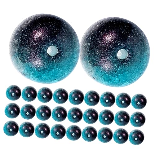 PartyKindom 150 Stück Große Glasperlen Blau Schwarz für Schmuckherstellung DIY Armbänder und Spacerperlen für Kreative Bastelprojekte PartyKindom 150 Stück Große Glasperlen Blau Schwarz für Schmuckherstellung DIY Armbänder und Spacerperlen für Kreative Bastelprojekte von PartyKindom