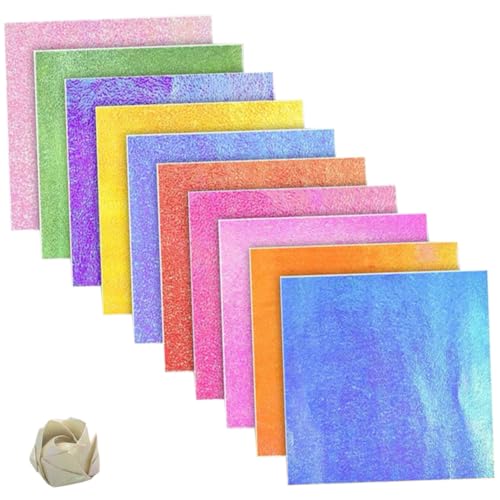 PartyKindom 150 Stück Teiliges Origami Bastelpapier Glänzendes Doppelseitiges Papier in Bunten Farben Leichtes DIY Papier für Erwachsene für Kreative Falt und Bastelprojekte PartyKindom 150 Stück Teiliges Origami Bastelpapier Glänzendes Doppelseitiges Papier in Bunten Farben Leichtes DIY Papier für Erwachsene für Kreative Falt und Bastelprojekte von PartyKindom