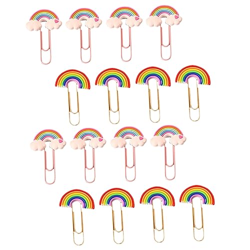 PartyKindom 16 Stück Bunte Büroklammern Stabil und Vielseitig Einsetzbar für Büro und Schule Dekorative Clips Verschiedenen Farben für DIY und Alltag PartyKindom 16 Stück Bunte Büroklammern Stabil und Vielseitig Einsetzbar für Büro und Schule Dekorative Clips Verschiedenen Farben für DIY und Alltag von PartyKindom