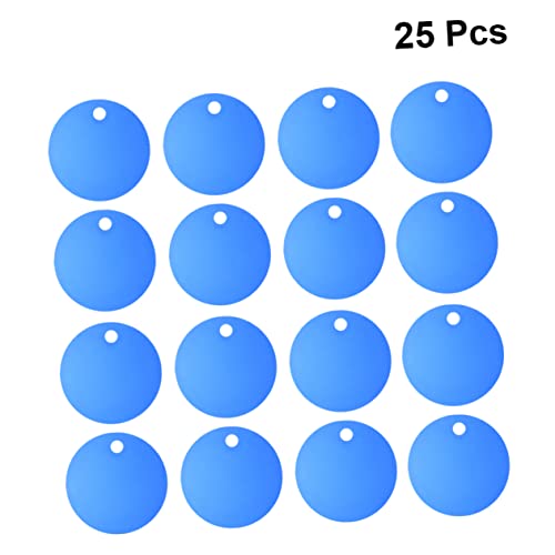 PartyKindom 16 Stück Leeres Gravur -Tag Zubehör Basteln runden Kreis Schild dein halsketten svarowksy halskette Haustieranhänger Blanko-Stempel-Charms leere Haustiermarken Stempel Charms Blue PartyKindom 16 Stück Leeres Gravur -Tag Zubehör Basteln runden Kreis Schild dein halsketten svarowksy halskette Haustieranhänger Blanko-Stempel-Charms leere Haustiermarken Stempel Charms Blue von PartyKindom