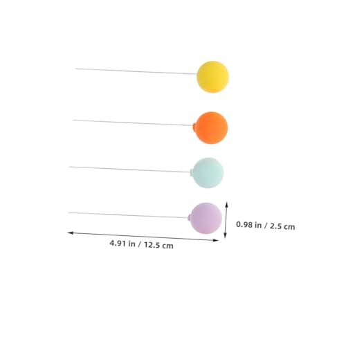 PartyKindom 16 Stück Teiliges Ballon Kuchenaufsatz aus Formbeständigem Material Bunte Ballons Tortenstecker für Geburtstagsfeiern Hochzeiten und Partydekorationen von PartyKindom